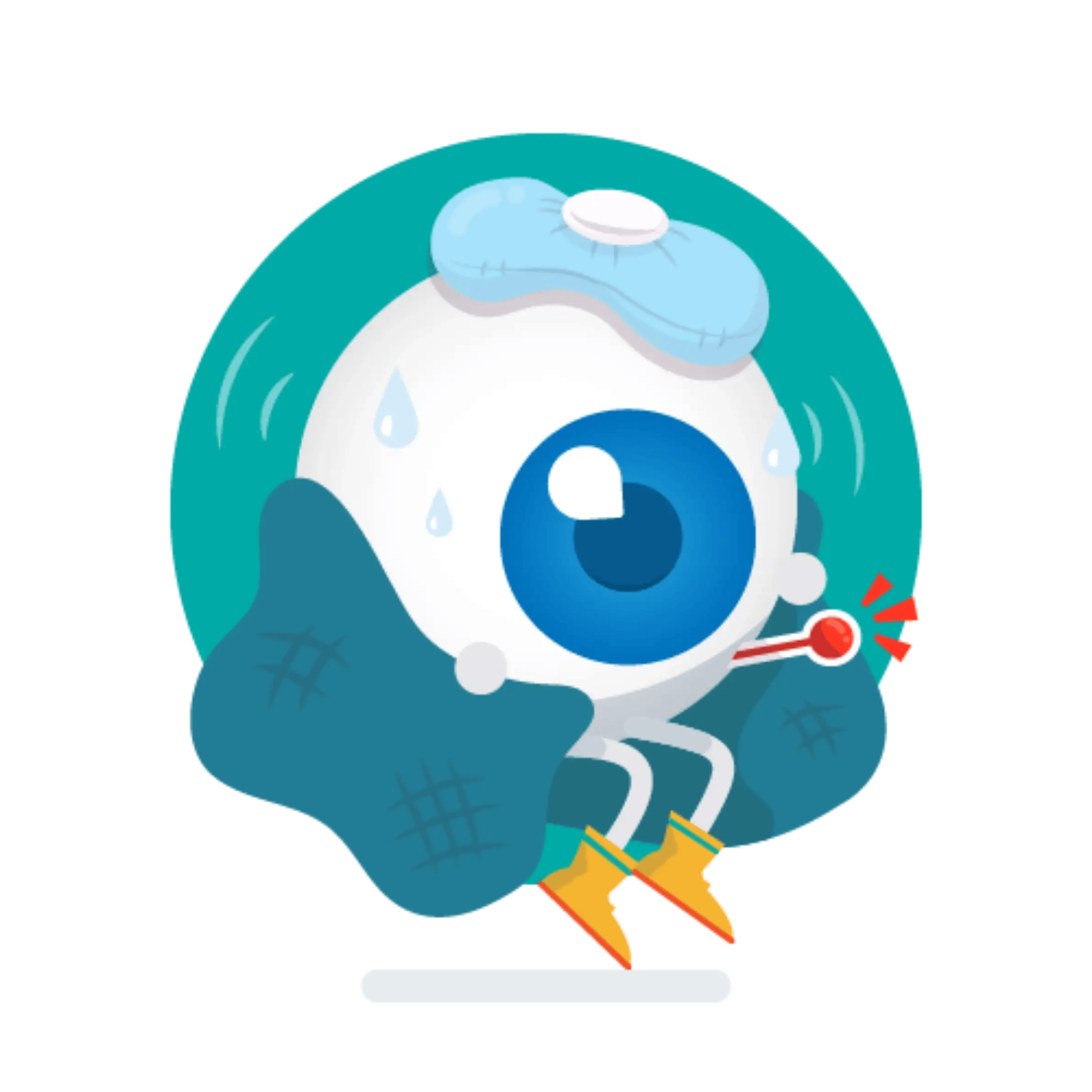 Illustration representing hidden visual stress